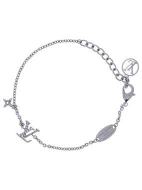 Louis Vuitton LV Iconic Logo Bracelet Silver